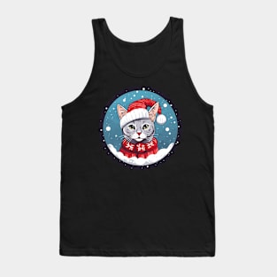 Egyptian Mau Cat Xmas, Love Cats Tank Top